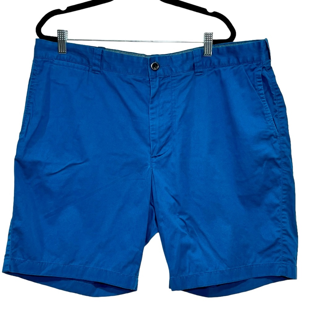 J. Crew Shorts Mens 38 x 9 Blue Stretch Chino Pockets Outdoor Preppy Golf Cotton